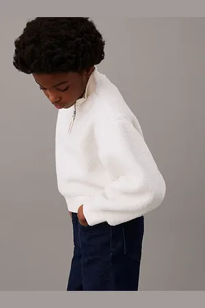 Calvin Klein Teddy Half Zip Sweatshirt