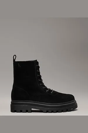 Calvin Klein Suede Winter Lug Boots