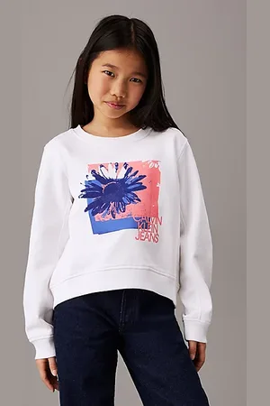 Calvin Klein Boxy Flower Graphic Sweatshirt