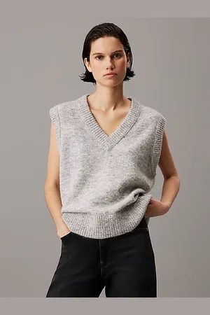 Calvin Klein Relaxed Wool Blend Vest