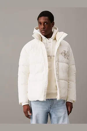 Calvin Klein Oversized Chenille Logo Puffer Jacket