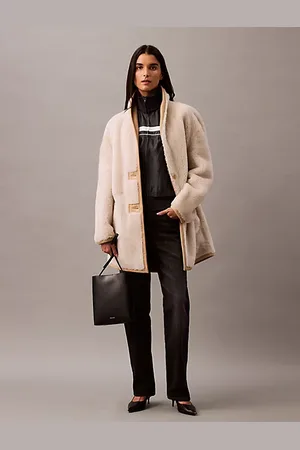Calvin Klein Reversible Shearling Coat