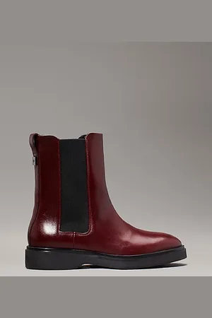 Calvin Klein Leather Chelsea Boots