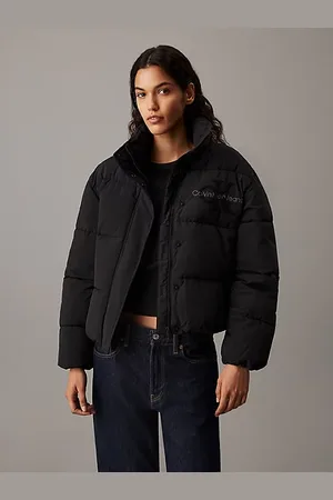 Calvin Klein Relaxed Chenille Logo Puffer Jacket