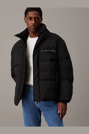 Calvin Klein Oversized Chenille Logo Puffer Jacket