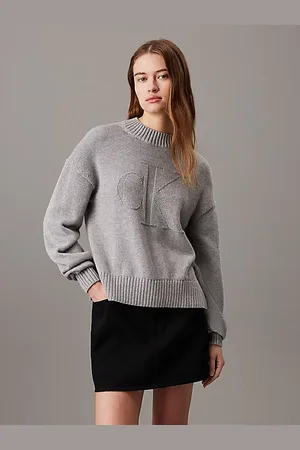 Calvin Klein Cotton Wool Monogram Jumper