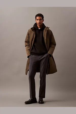 Calvin Klein Slim Wool Blend Trousers