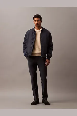 Calvin Klein Slim Wool Blend Trousers