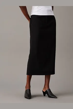 Calvin Klein Relaxed Midi Pencil Skirt