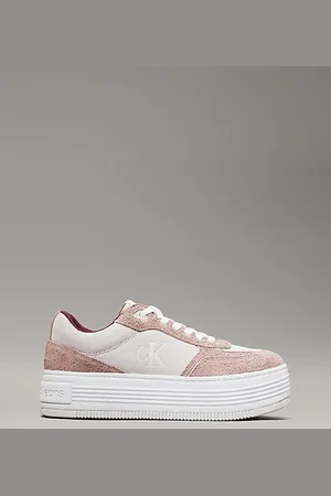 Calvin Klein Suede Platform Trainers