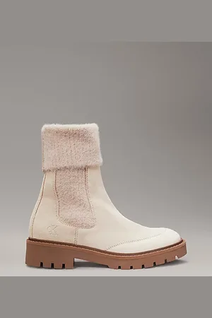 Calvin Klein Suede Winter Chelsea Boots