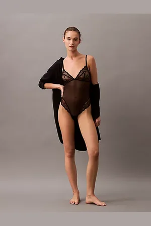 Calvin Klein Lace and Mesh Bodysuit - CK Instinct