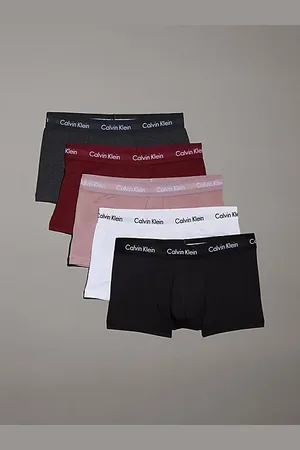 Calvin Klein 5 Pack Low Rise Trunks - Cotton Stretch