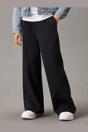Calvin Klein Wide Leg Milano Twill Trousers