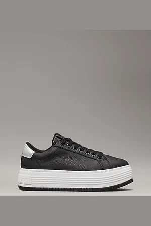 Calvin Klein Leather Platform Trainers