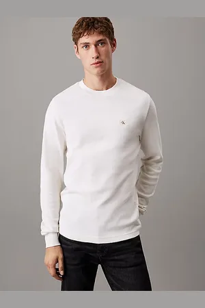 Calvin Klein Slim Long Sleeve Waffle T-shirt