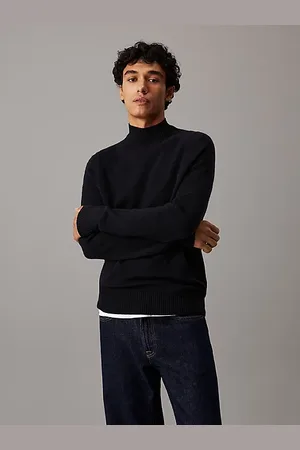 Calvin Klein Wool Mock Neck Jumper