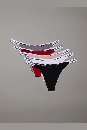 Calvin Klein 5 Pack String Thongs - Modern Logo