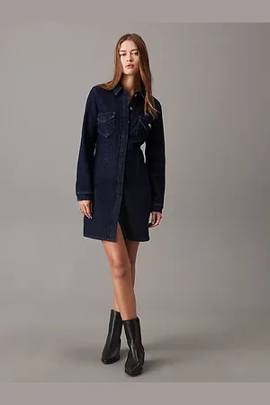 Calvin Klein Fitted Shirt Dress