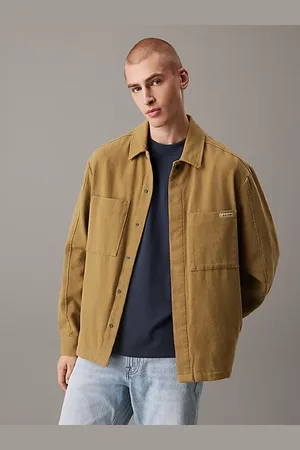 Calvin Klein Relaxed Flannel Shirt Jacket