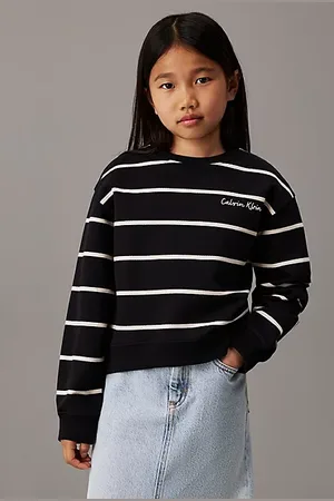 Calvin Klein Boxy Striped Sweatshirt