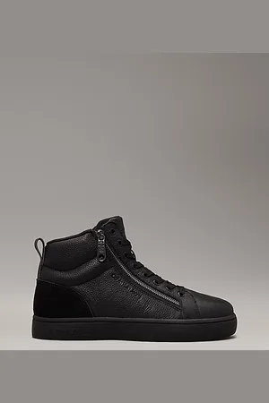Calvin Klein Leather High-Top Trainers