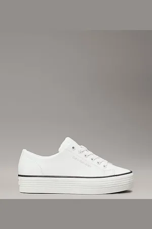 Calvin Klein Leather Platform Trainers