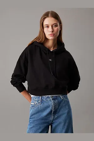 Calvin Klein Boxy Cotton Terry Hoodie