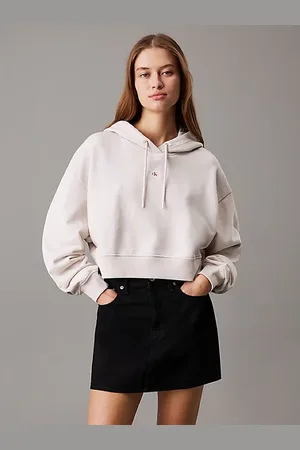 Calvin Klein Boxy Cotton Terry Hoodie