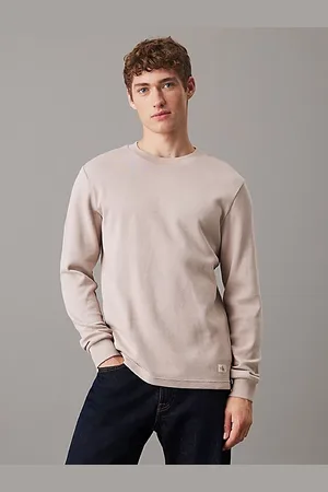 Calvin Klein Slim Long Sleeve Waffle T-shirt