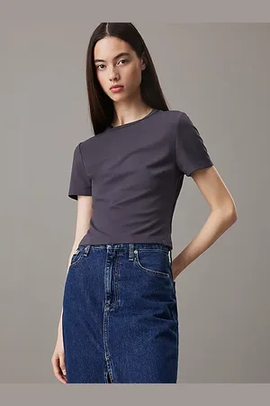 Calvin Klein Milano Jersey Short Sleeve Top