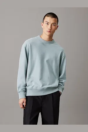 Calvin Klein Relaxed Textured Cotton Sweatshirt