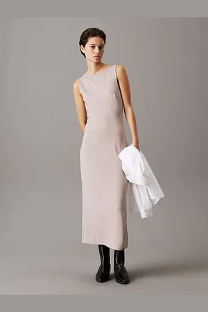Calvin Klein Milano Jersey Cut Out Dress