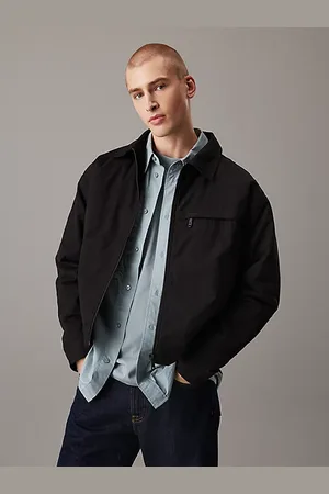 Calvin Klein Cotton Twill Zip Up Jacket