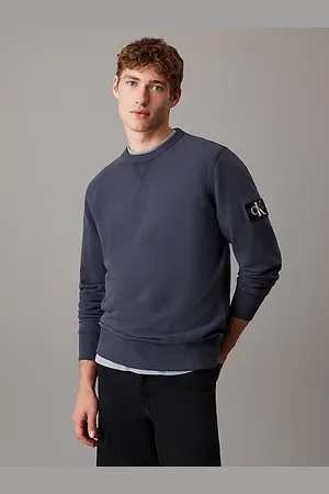 Calvin Klein Cotton Terry Badge Sweatshirt