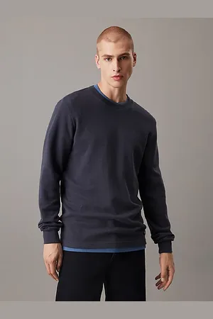 Calvin Klein Slim Long Sleeve Waffle T-shirt