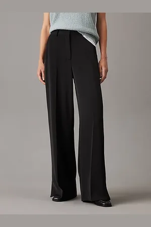Calvin Klein Slim Wide Leg Trousers