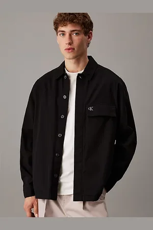 Calvin Klein Relaxed Cotton Shirt Jacket