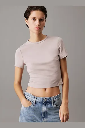 Calvin Klein Milano Jersey Short Sleeve Top