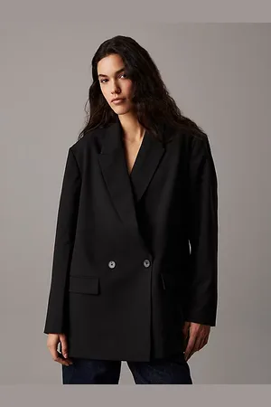 Calvin Klein Relaxed Double-Breasted Blazer