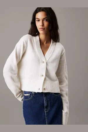 Calvin Klein Plush Wool Blend Cardigan