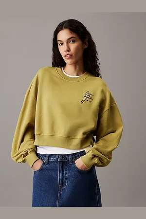Calvin Klein Boxy Cotton Terry Sweatshirt