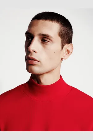 Calvin Klein Turtleneck Ribbed Tee