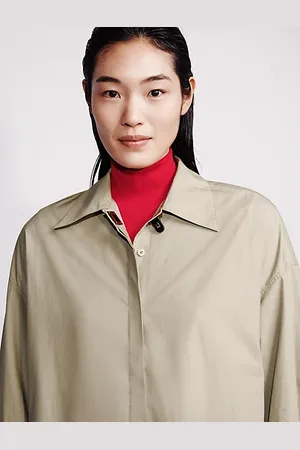 Calvin Klein Poplin Woven Mini Shirt Dress