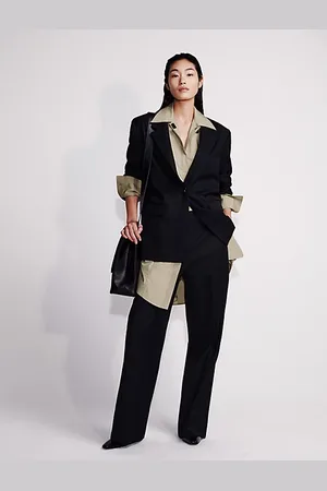 Calvin Klein Wool Blend Tailored Trousers