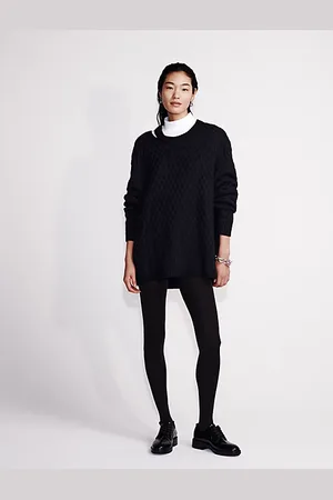 Calvin Klein Merino Wool Cable Knit Relaxed Jumper