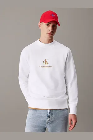 Calvin Klein Cotton Terry Logo Sweatshirt