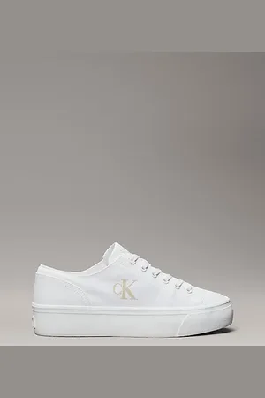 Calvin Klein Canvas Platform Trainers