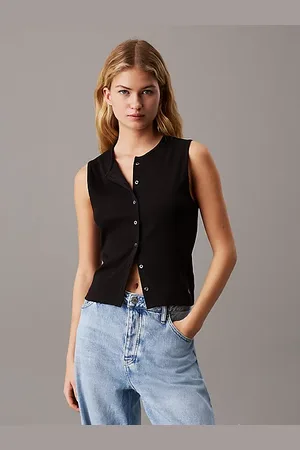 Calvin Klein Slim Ribbed Cotton Vest