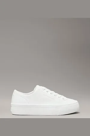 Calvin Klein Leather Platform Trainers